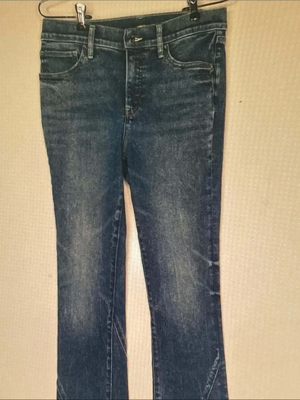 Express Blue Wash Flare Jeans